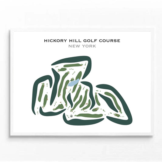 Hickory Hill Golf Course, New York - Printed Golf Courses
