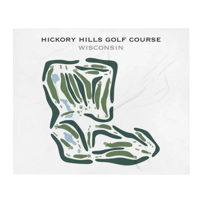 Hickory Hills Golf Course, Wisconsin - Printed Golf Course