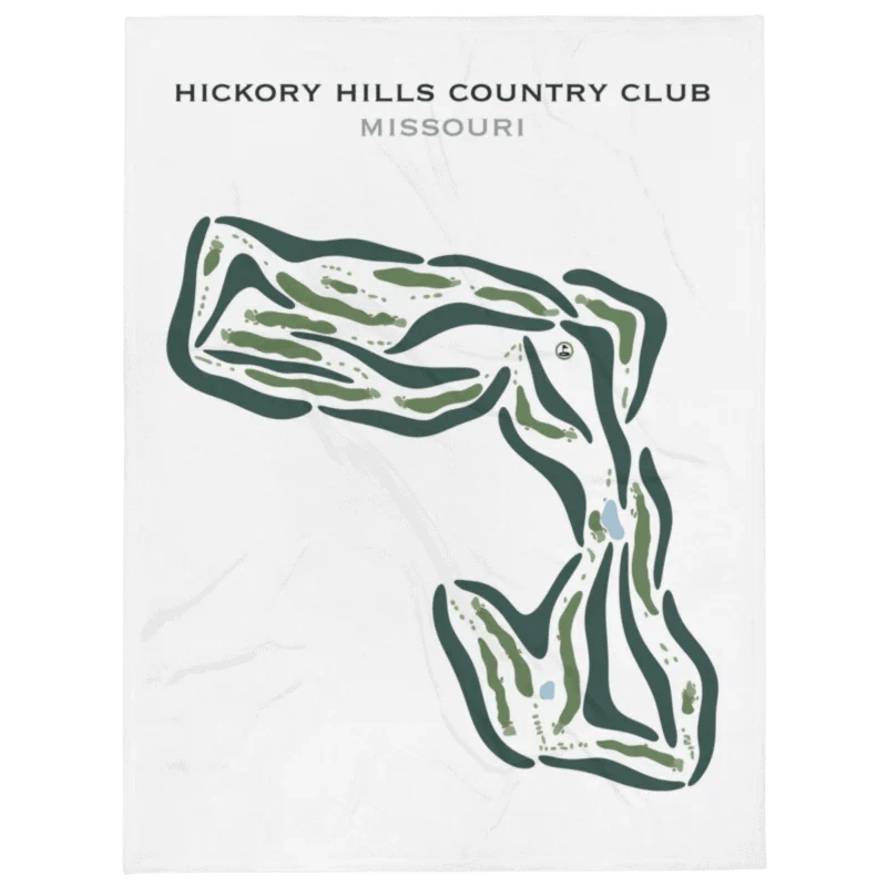 Hickory Hills Country Club, Missouri - Printed Golf Courses