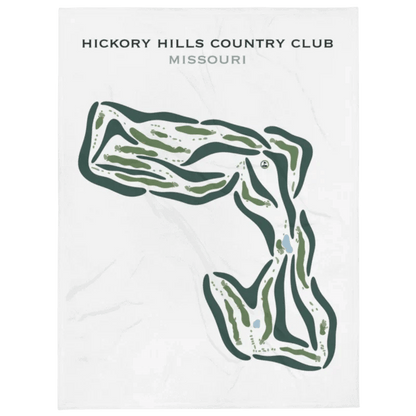 Hickory Hills Country Club, Missouri - Printed Golf Courses