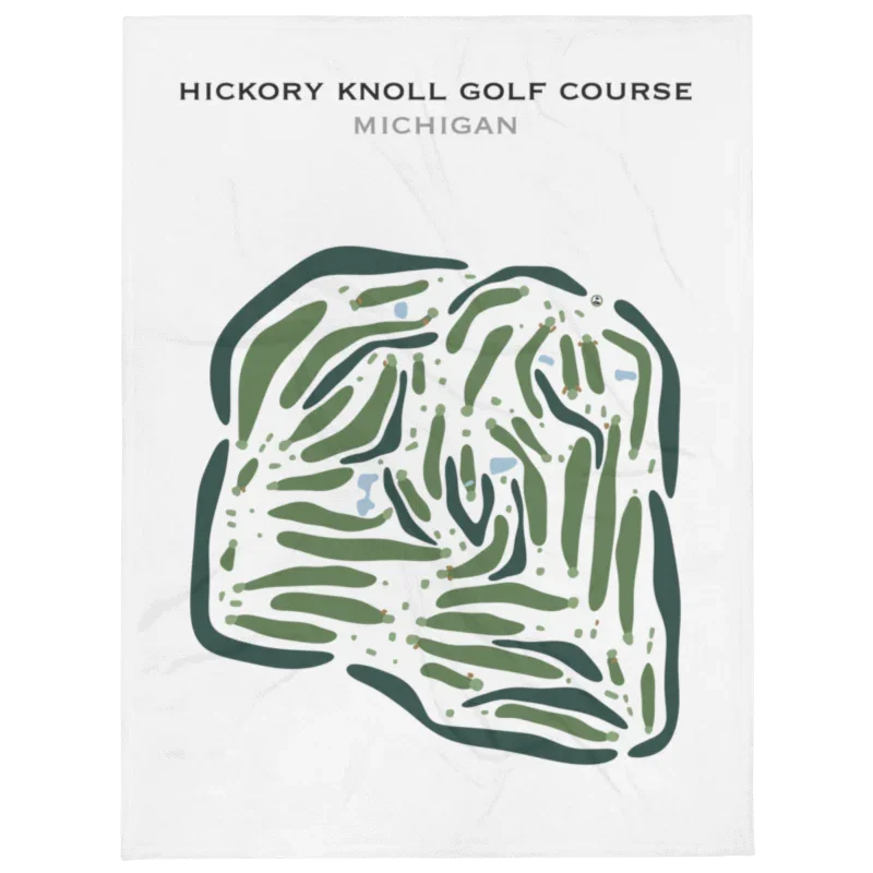 Hickory Knoll Golf Course, Michigan - Printed Golf Courses