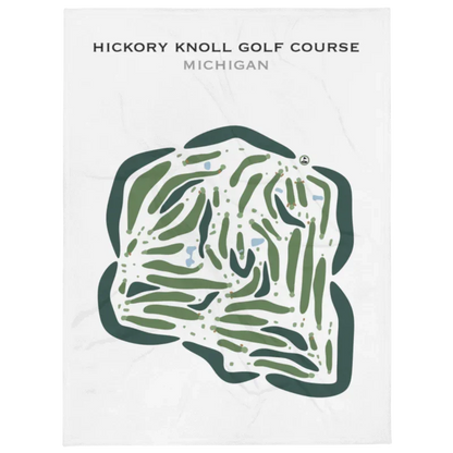 Hickory Knoll Golf Course, Muskegon, Michigan - Printed Golf Courses
