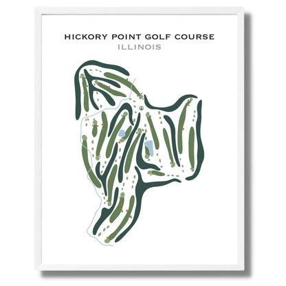 Hickory Point Golf Course, Illinois - Printed Golf Courses