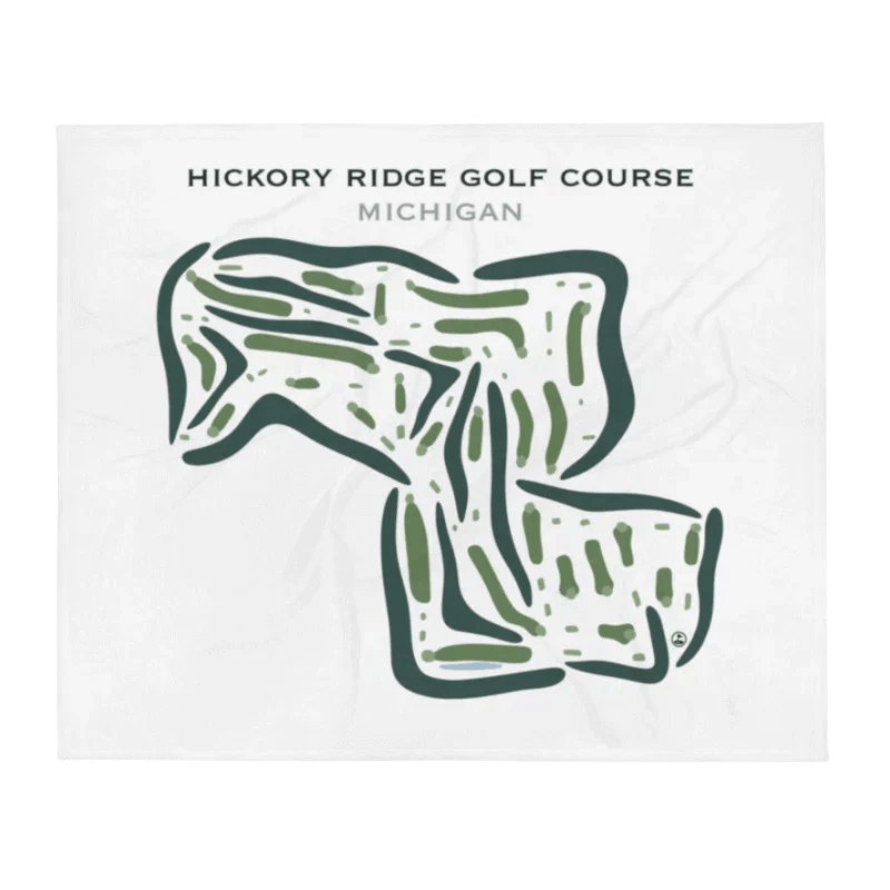 Hickory Ridge Golf Course, Michigan - Printed Golf Courses