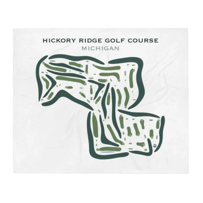 Hickory Ridge Golf Course, Michigan - Printed Golf Courses