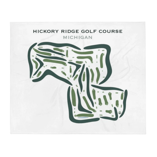 Hickory Ridge Golf Course, Michigan - Printed Golf Courses