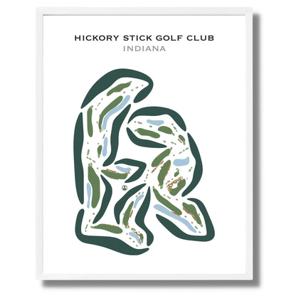 Hickory Stick Golf Club, Indiana - Printed Golf Courses