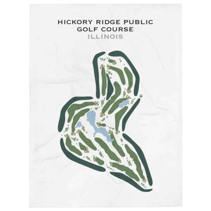 Hickory Ridge Public Golf Course, Illinois - Printed Golf Courses