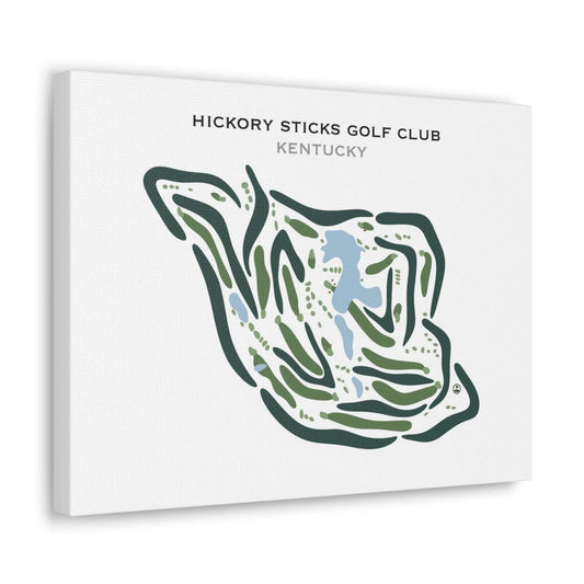 Hickory Sticks Golf Club, Kentucky - Printed Golf Courses