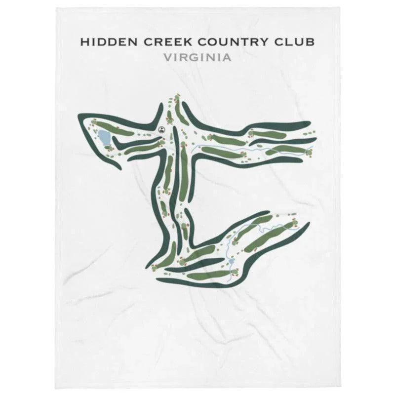 Hidden Creek Country Club, Virginia - Printed Golf Course