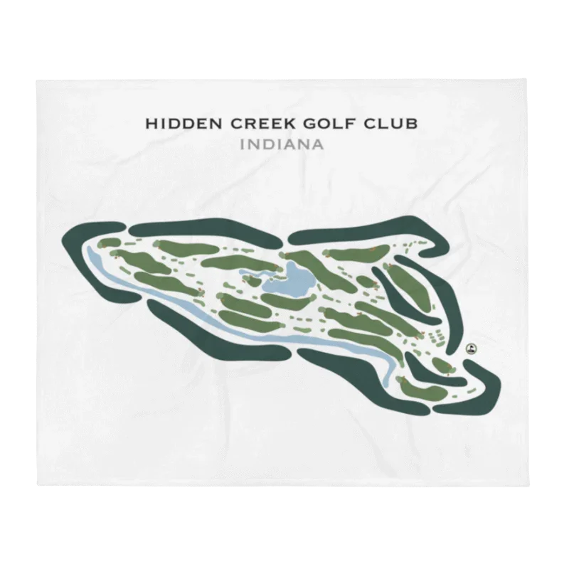 Hidden Creek Golf Club, Indiana - Printed Golf Courses