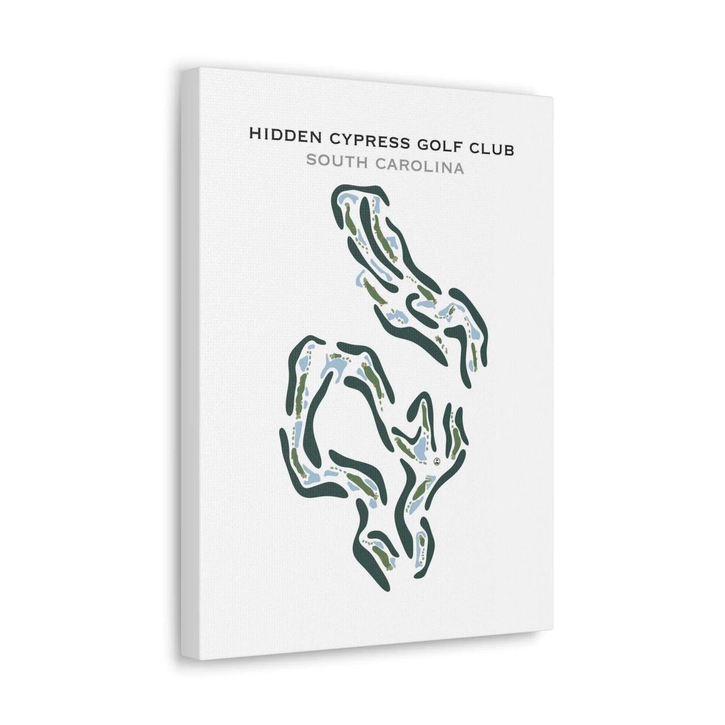Hidden Cypress Golf Club, South Carolina - Printed Golf Course