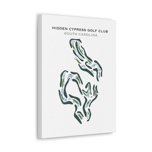 Hidden Cypress Golf Club, South Carolina - Printed Golf Course