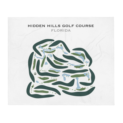 Hidden Hills Golf Course, Florida - Printed Golf Courses