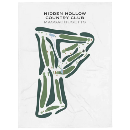 Hidden Hollow Country Club, Massachusetts - Printed Golf Course
