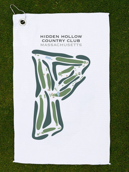 Hidden Hollow Country Club, Massachusetts - Printed Golf Course