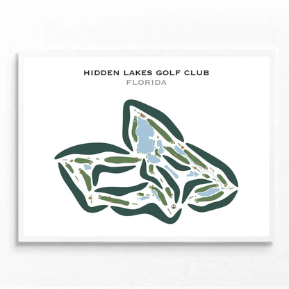 Hidden Lakes Golf Club, Florida - Printed Golf Courses