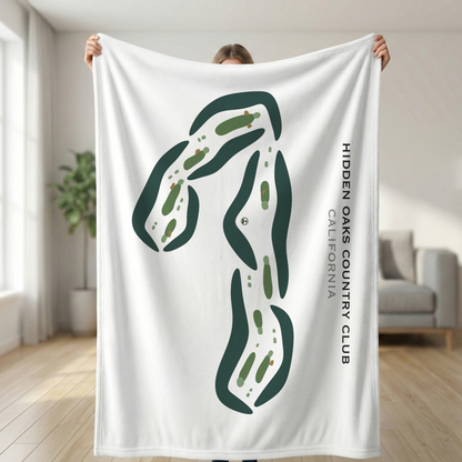Hidden Oaks Country Club, California - Printed Golf Courses