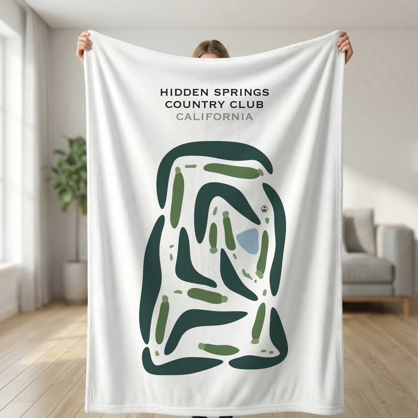 Hidden Springs Country Club, California - Printed Golf Courses