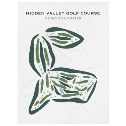 Hidden Valley Golf Course, Pennsylvania - Printed Golf Courses