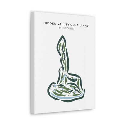 Hidden Valley Golf Links, Missouri - Printed Golf Courses