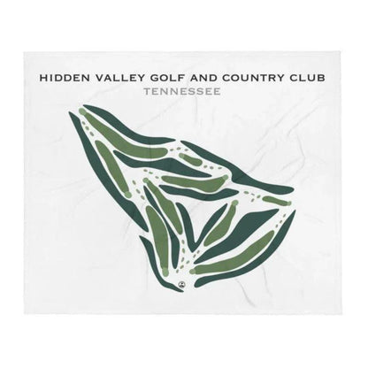Hidden Valley Golf & Country Club, Tennessee - Printed Golf Courses