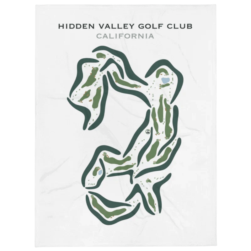 Hidden Valley Golf Club, California - Printed Golf Courses