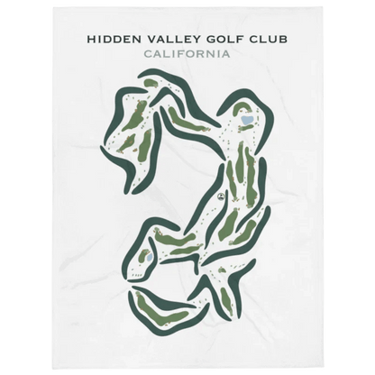 Hidden Valley Golf Club, California - Printed Golf Courses