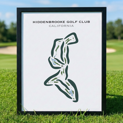 Hiddenbrooke Golf Club, California - Printed Golf Courses