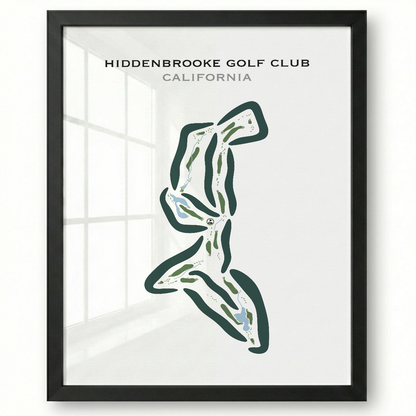 Hiddenbrooke Golf Club, California - Printed Golf Courses