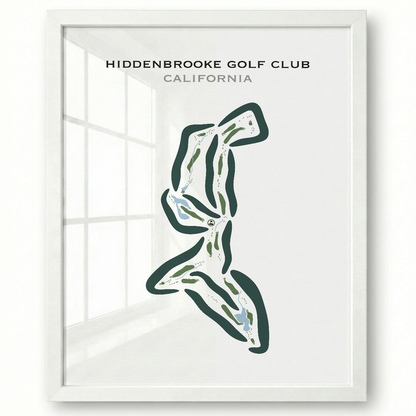 Hiddenbrooke Golf Club, California - Printed Golf Courses