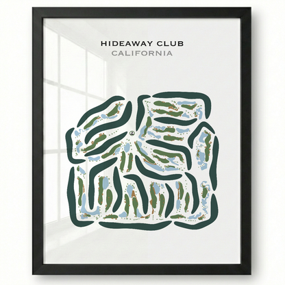 Hideaway Club, California - Printed Golf Courses