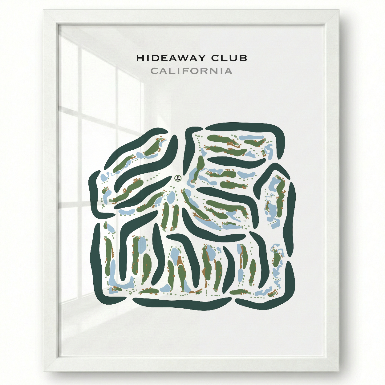 Hideaway Club, California - Printed Golf Courses