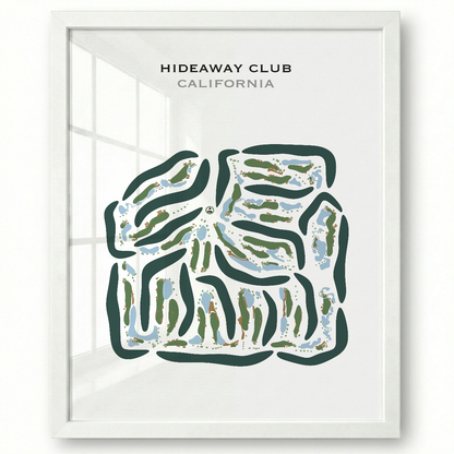 Hideaway Club, California - Printed Golf Courses
