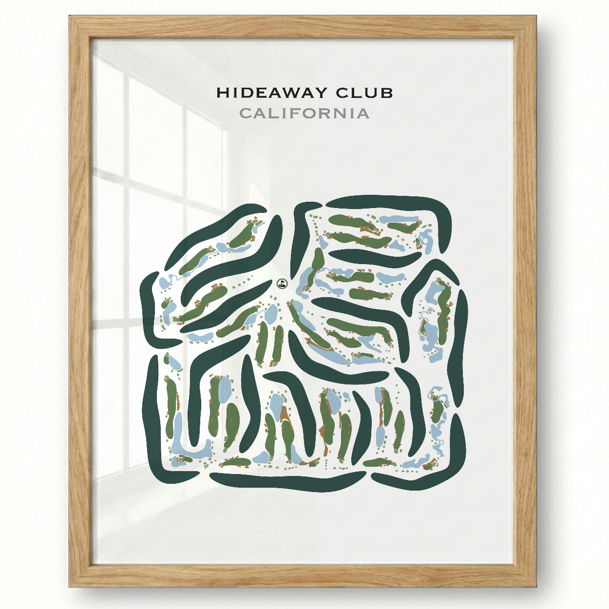 Hideaway Club, California - Printed Golf Courses
