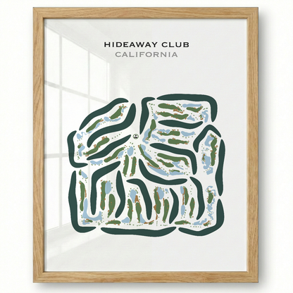 Hideaway Club, California - Printed Golf Courses