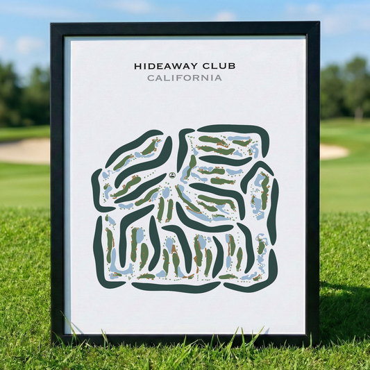 Hideaway Club, California - Printed Golf Courses