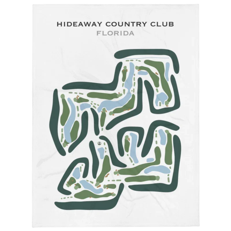 Hideaway Country Club, Florida - Printed Golf Courses