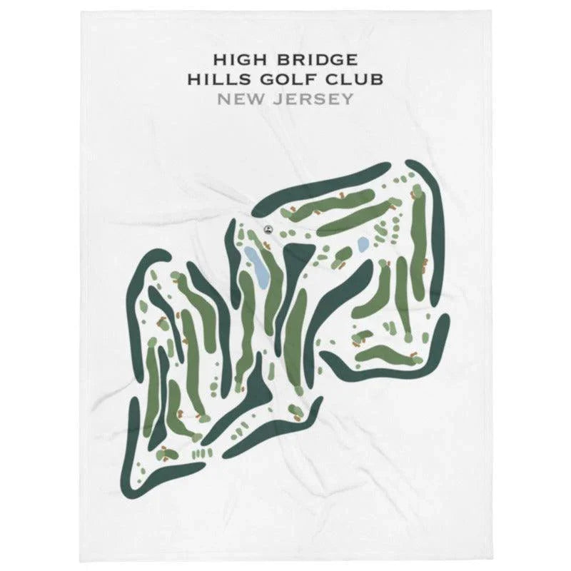 High Bridge Hills Golf Club, New Jersey - Printed Golf Course
