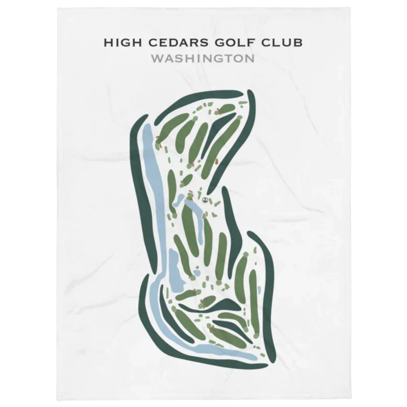 High Cedars Golf Club, Washington - Printed Golf Courses