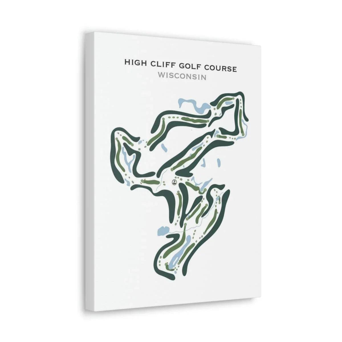 High Cliff Golf Course, Wisconsin - Printed Golf Courses