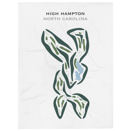 High Hampton, North Carolina - Printed Golf Courses
