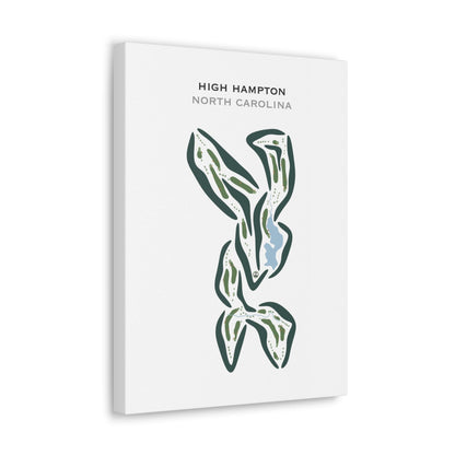 High Hampton, North Carolina - Printed Golf Courses