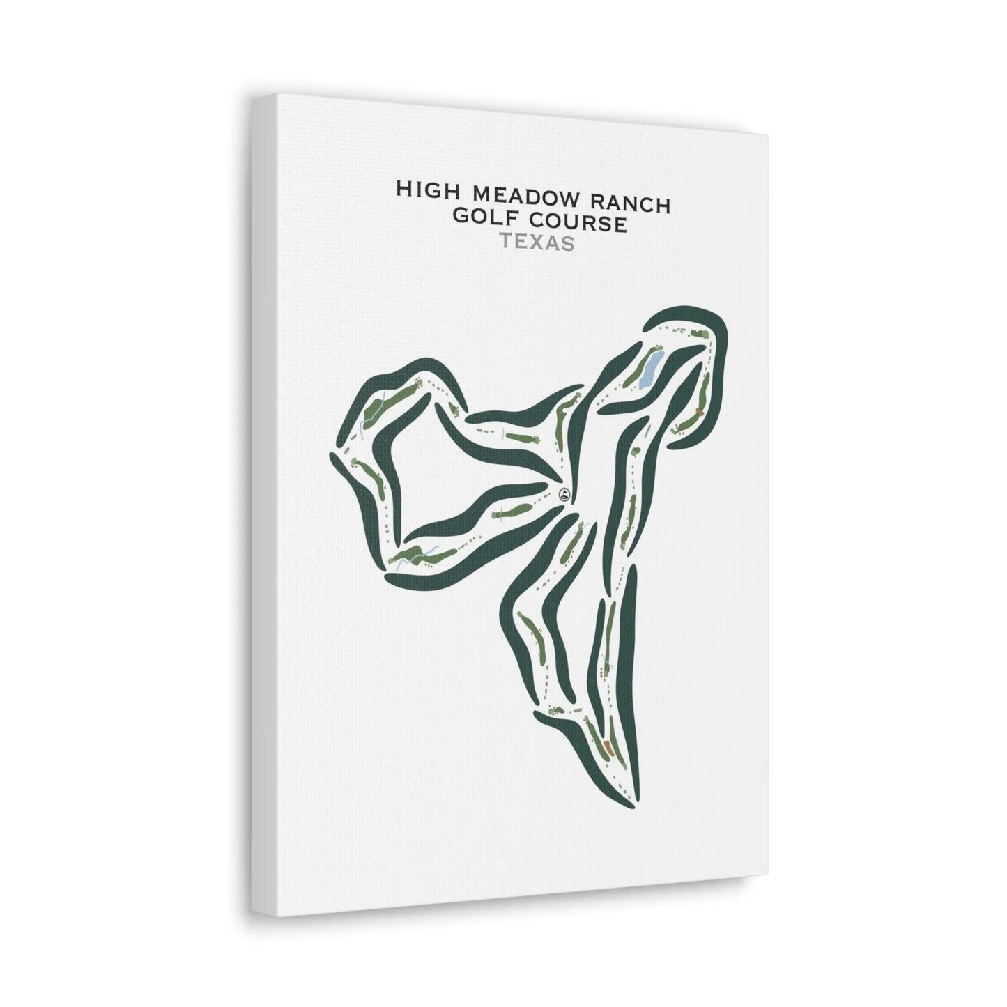 High Meadow Ranch Golf Course, Texas - Printed Golf Courses