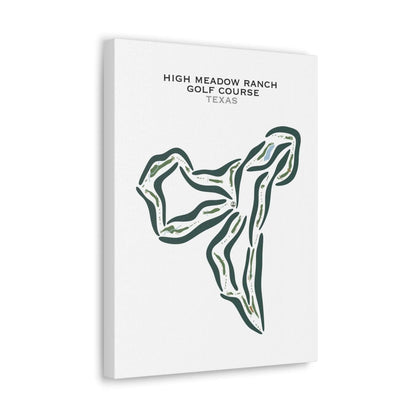 High Meadow Ranch Golf Course, Texas - Printed Golf Courses