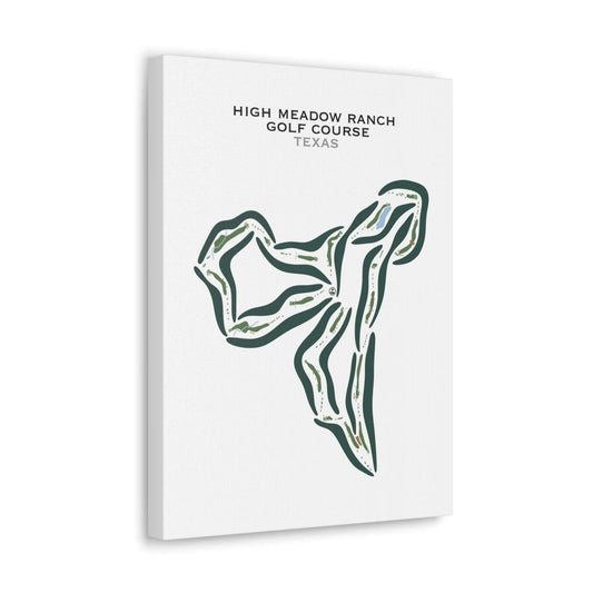 High Meadow Ranch Golf Course, Texas - Printed Golf Courses