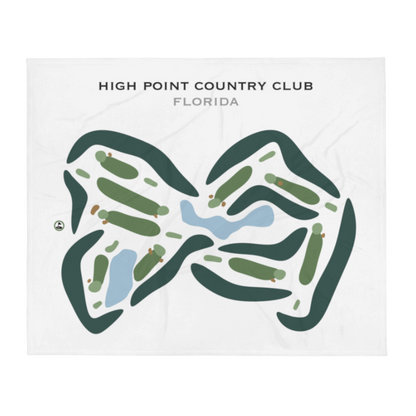 High Point Country Club, Florida - Printed Golf Courses