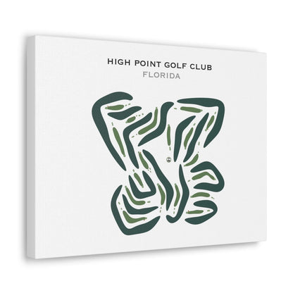 High Point Golf Club, Florida - Printed Golf Courses