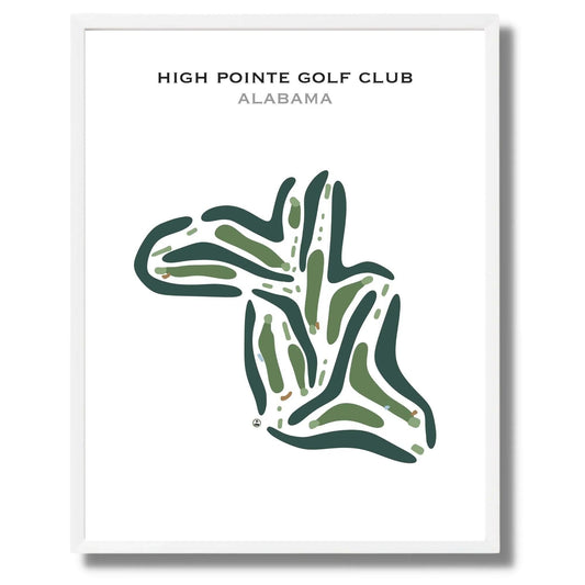 High Pointe Golf Club, Alabama - Printed Golf Courses