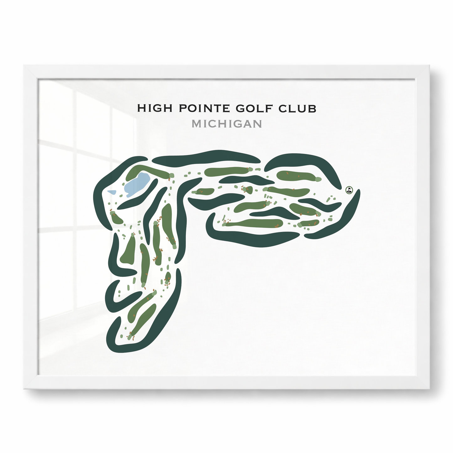High Pointe Golf Club, Michigan - Printed Golf Courses